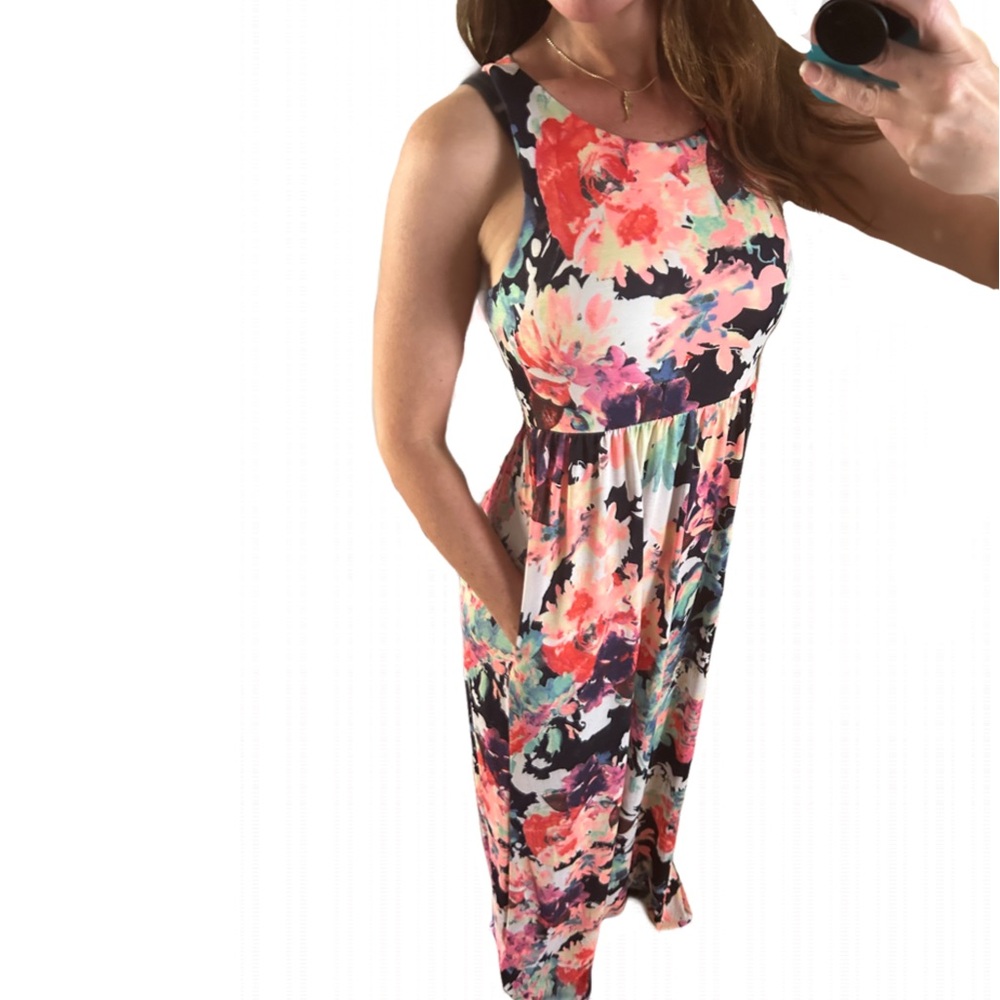 🌷 Floral Maxi Lined With Pockets🌷